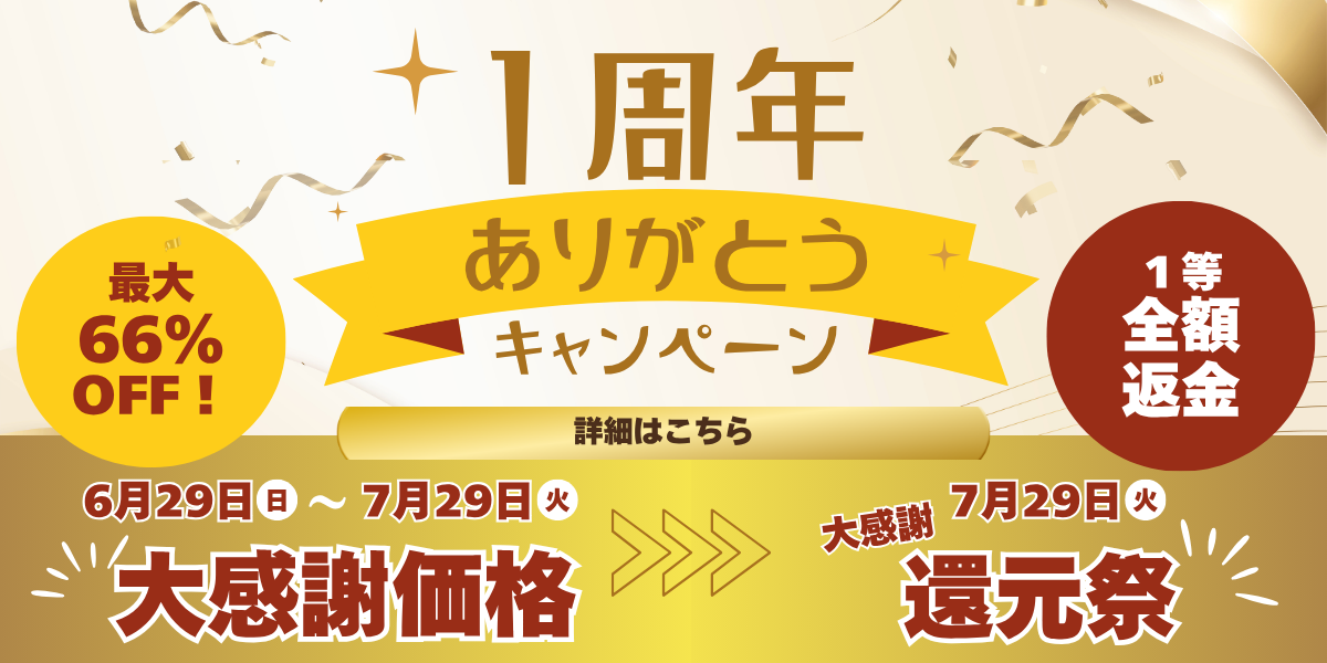 Metrond 1周年ありがとうキャンペーン