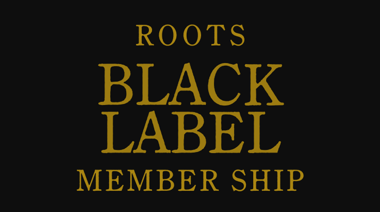 ROOTS blacklabel ロゴ