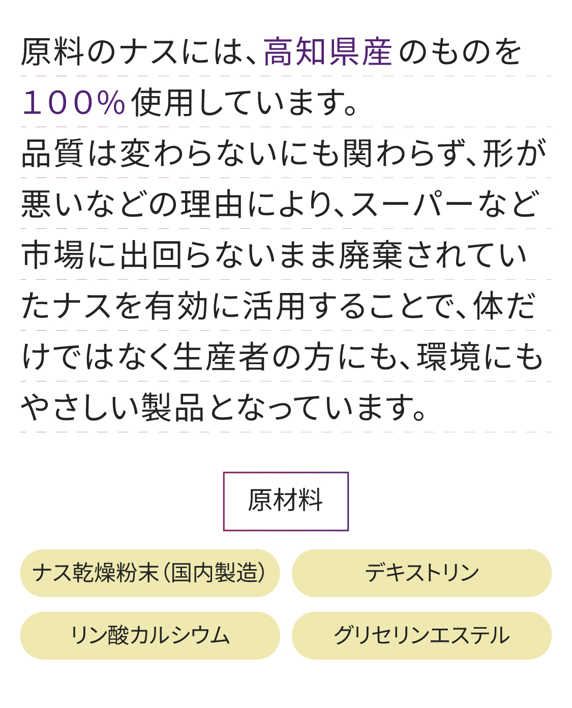 品質は変わらないにも関わらず...